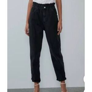 Zara Black Straight Leg Jeans
